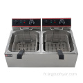 EL11X2 11L Luxury Double Tank Double Pankets Electric Deef Fryer